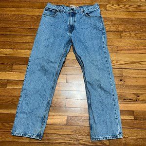 Levi's Authentic Signature Jeans Men's Size 33x30 Regular Fit Light Wash Denim